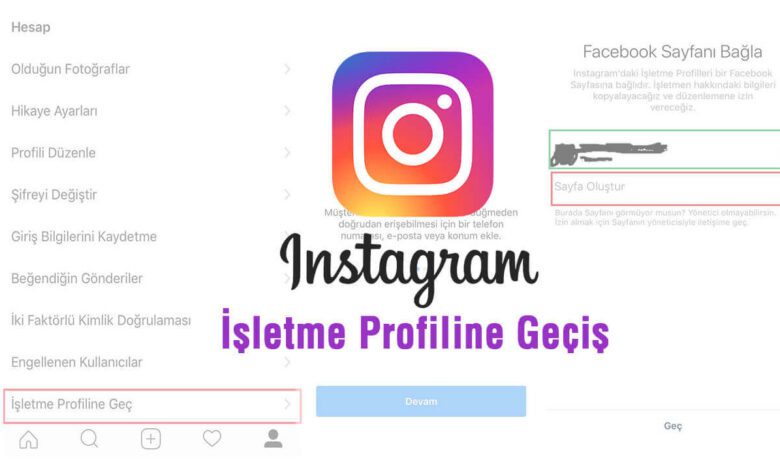 İnstagram İşletme Profiline Geçiş